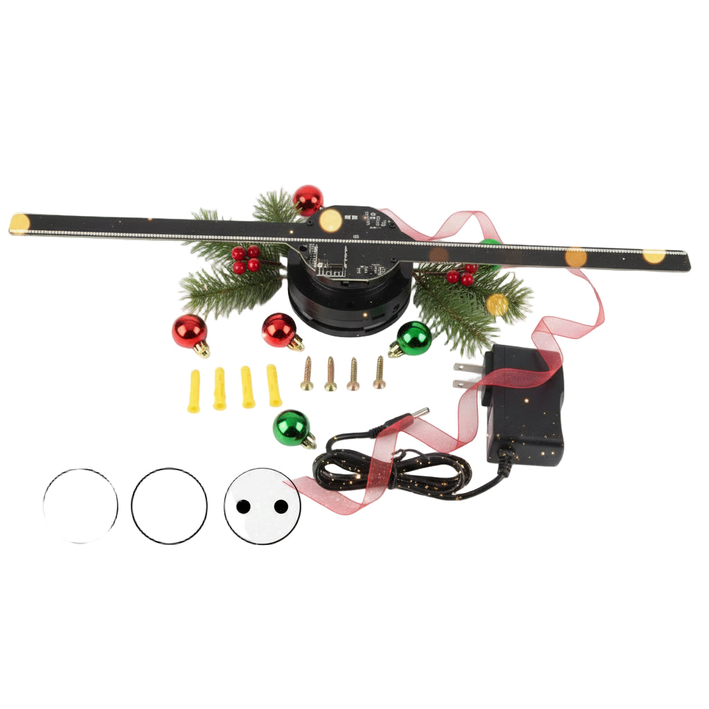 3D Hologram Fan 224 LED Light Beads